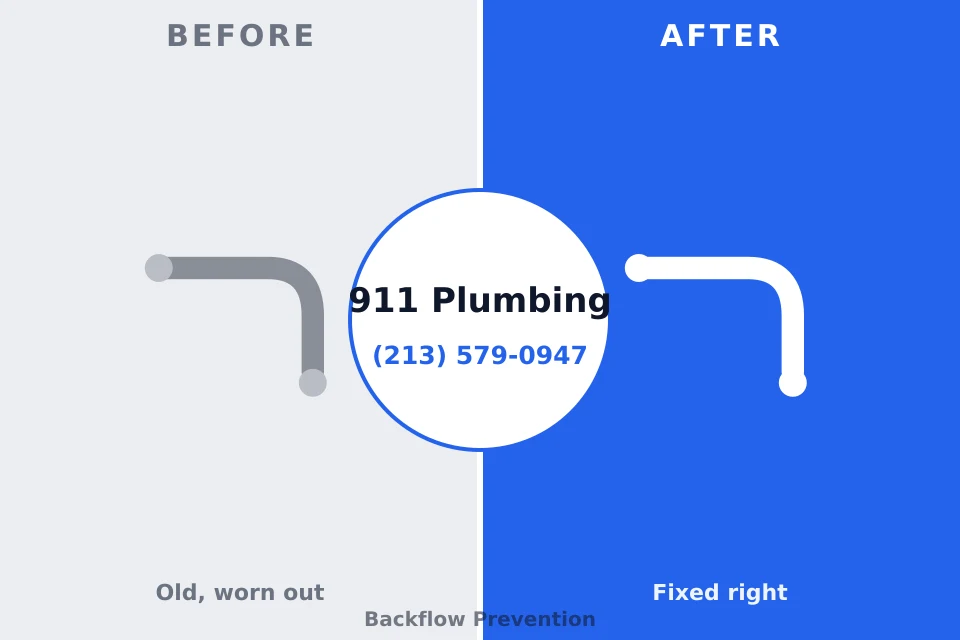 Before and after: plumbing company DeLand, FL